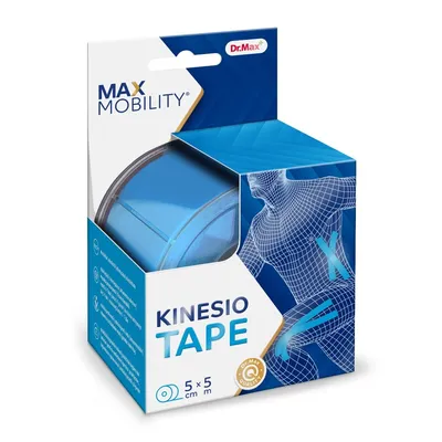 Dr. Max Banda Kinesiology Albastru 5cm x 5m, 1 bucata