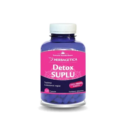 DETOX SUPLU 120 CAPSULE HERBAGETICA