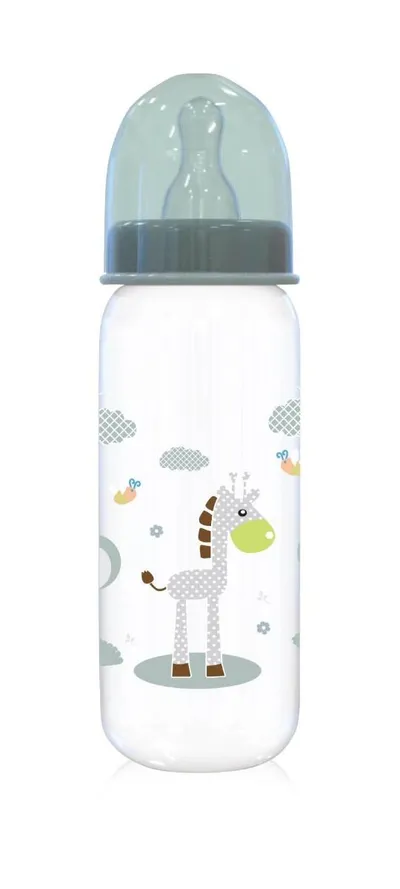 Biberon cu capac pentru +0 luni Mint Green, 250ml, Lorelli