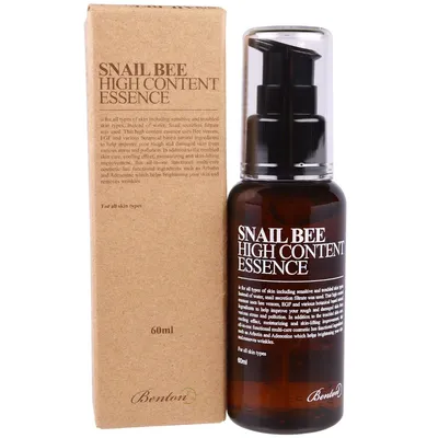 Esenta hidratanta cu secretie de melc si venin de albina, 60ml, Benton
