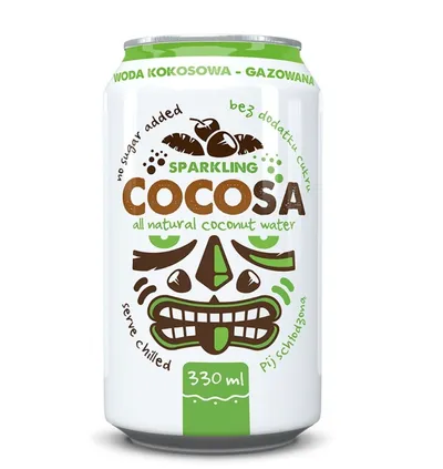 Apă de Cocos Acidulată Cocosa, 330 ml, Diet Food