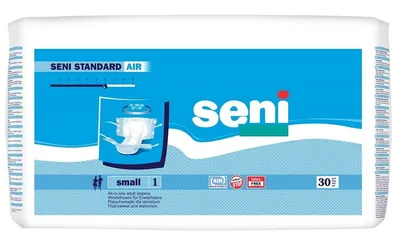 Scutece cu sistem inchis Standard, Small, 30 bucat, Seni