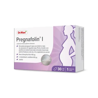 Dr. Max Pregnafolin I, 30 comprimate filmate