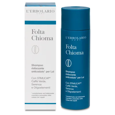 L'Erbolario Sampon impotriva caderii parului pentru barbati Folta Chioma, 200ml