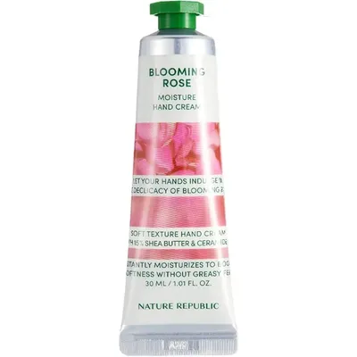 Crema de maini Blooming Rose Hand and Nature, 30ml, Nature Republic