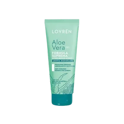 Gel hidratant dupa expunerea la soare Aloe Vera, 100ml, Lovren