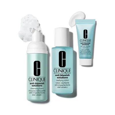Set 3 mini produse pentru tratarea imperfectiunilor Anti-Blemish Solutions, Clinique