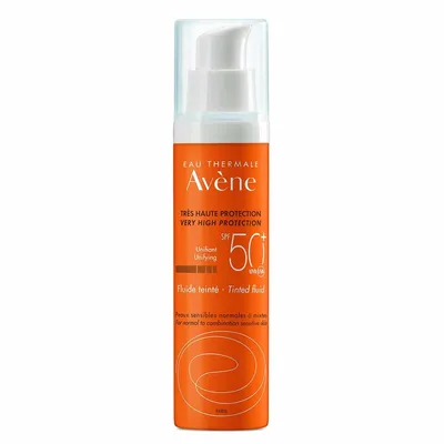 Fluid nuantator pentru protectie solara SPF 50+, 50 ml, Avene