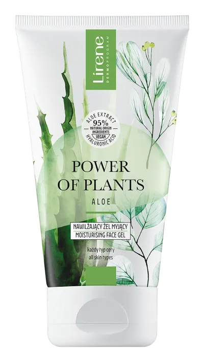 Gel hidratant pentru curatare faciala Aloe Power Of Plants, 150ml, Lirene