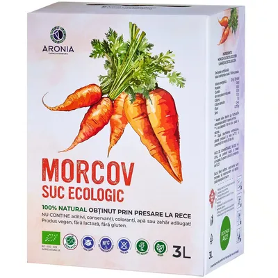 Suc de morcovi eco, 3l, Aronia Charlottenburg