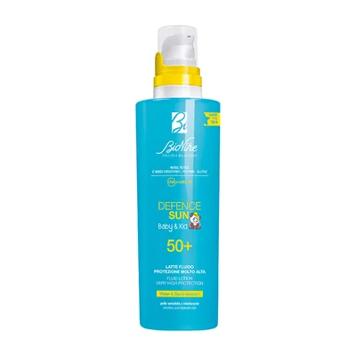 Lotiune solara fluida Defence Sun Baby&Kid, SPF 50+, 200 ml, BioNike