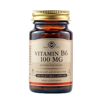 SOLGAR VITAMINA B6 100MG 100 CAPSULE