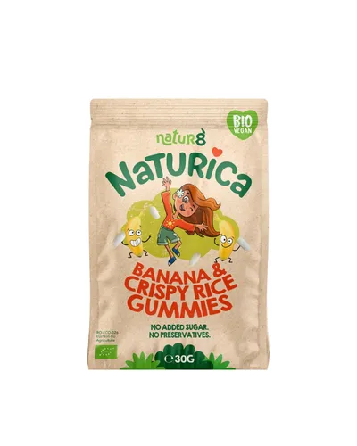 Jeleuri Bio banane si orez, fara alergeni, 30g, Naturica