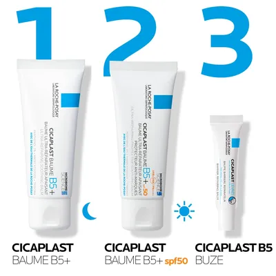 Pachet Cicaplast Reparare & Protectie – Buze, Piele Iritata, SPF50 | La Roche-Posay