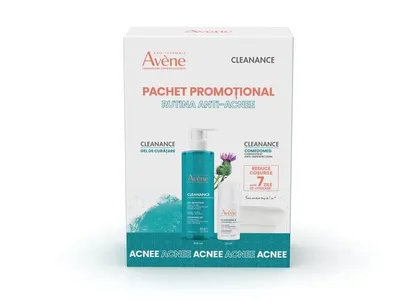 AVENE CLEANANCE COMEDOMED 30ML + GEL DE CURATARE 400ML PACHET PROMOTIONAL