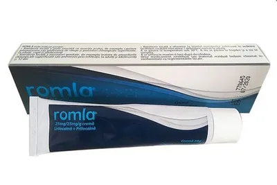 Romla crema cu lidocaina si prilocaina 25mg/25mg/g, 30 g, Elantis Pharma