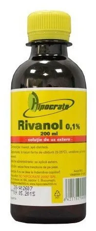 Rivanol 0,1%, 200 ml, Hipocrate