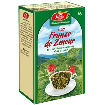 Ceai frunze de zmeur D137, 50g, Fares