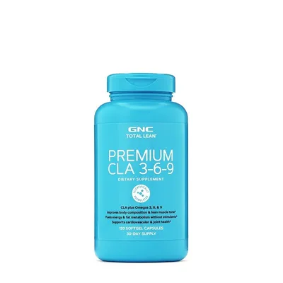 GNC TOTAL LEAN PREMIUM CLA 3-6-9 X 120 CAPSULE GELATINOASE MOI