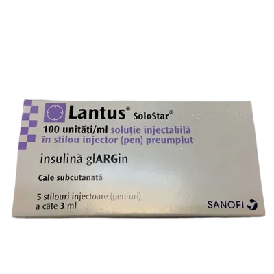 Lantus 100 ui/ml 5 cart.x 3 ml