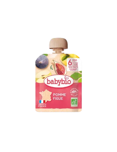 Piure de mere si smochine Bio, 90g, BabyBio