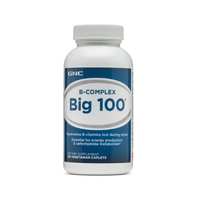 GNC Complex de Vitamina B 100 mg, 100 tablete