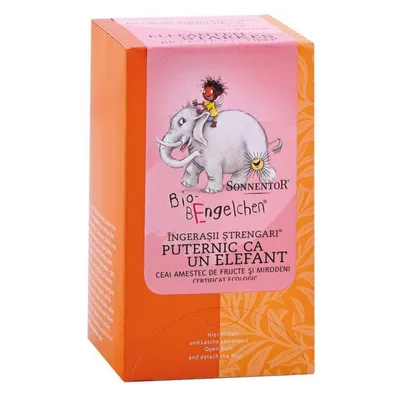 Ceai Bio Ingerasii Strengari Puternic ca un elefant, 20 plicuri, Sonnentor