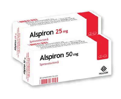 Alspiron 50mg, 20 comprimate filmate, AC Helcor