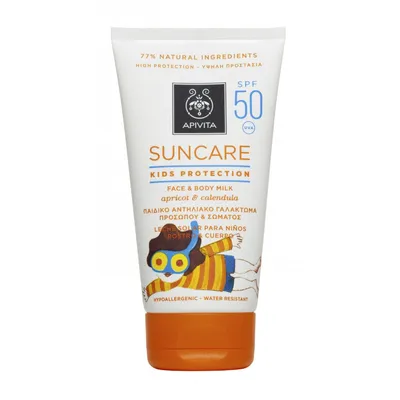 APIVITA SUN KIDS LAPTE FATA&CORP COPII SPF50*150 ML