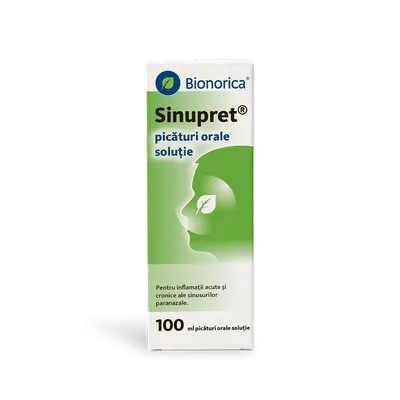 Sinupret solutie, 100 ml, Bionorica