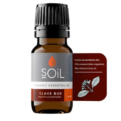 ULEI ESENTIAL CLOVE BUD CUISOARE 100% ORGANIC ECOCERT 10ML SOIL