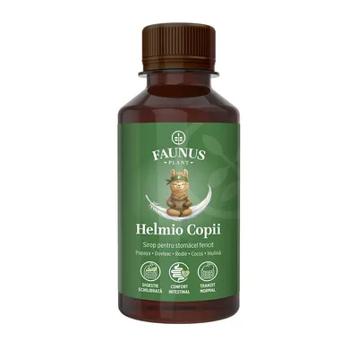 Sirop pentru copii Helmio, 200 ml, Faunus Plant