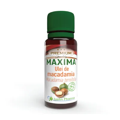 Ulei Macadamia, uz extern, 10 ml, Justin Pharma