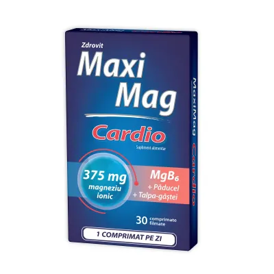 Maximag Cardio, 30 comprimate filmate, Zdrovit