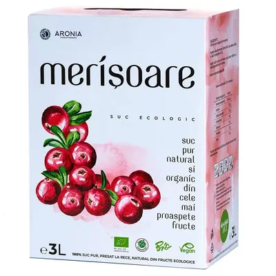Suc de merisoare Ecologic, 3l, Aronia Charlottenburg
