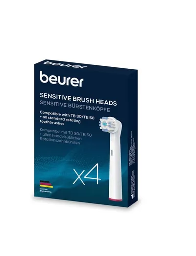 Rezerve periuta dinti electrica TB30/50 Sensitive, 4 bucati, Beurer