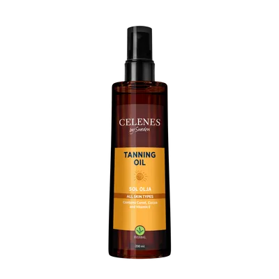 Ulei pentru bronzare Herbal, 200ml, Celenes