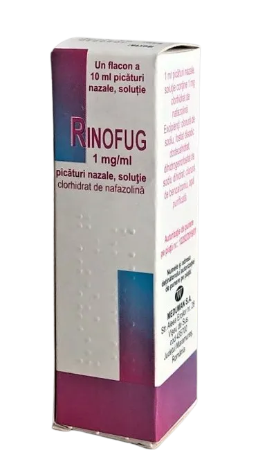 Rinofug solutie nazala 0.1%, 10ml, Meduman