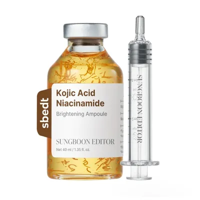 Ser de fata pentru luminozitate, Kojic Acid Niacinamide Brightening Ampoule, 40 ml, Sungboon Editor