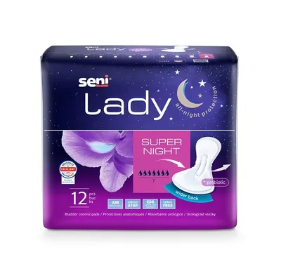 SENI ABSORBANTE UROLOGICE LADY SUPER NIGHT 12 BUCATI