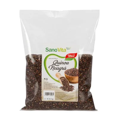 Quinoa neagra, 500g, SanoVita