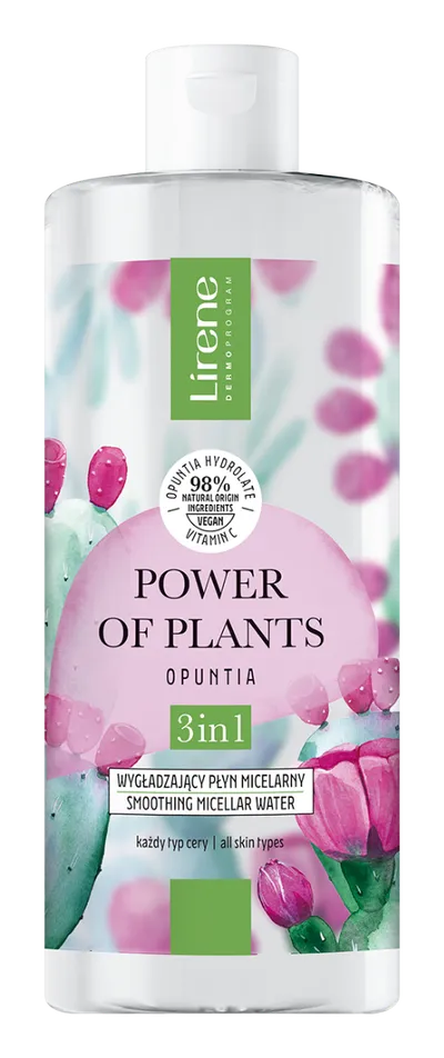 Apa micelara 3in1 cu efect netezitor Opuntia Power Of Plants, 400ml, Lirene