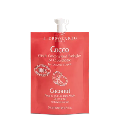 L'Erbolario Ulei pentru corp & fata & par Coconut, 50ml