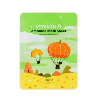 Masca pentru fata tip ser cu Vitamina A, 25ml, Esfolio