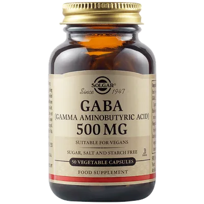 Gaba 500mg, 50 capsule, Solgar