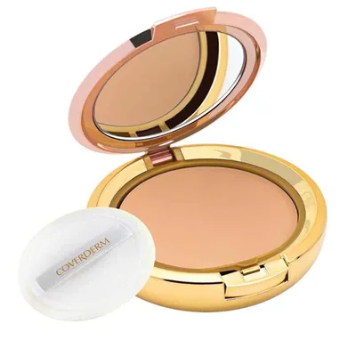 Pudra compacta pentru ten normal Nr. 3, 10g, Coverderm