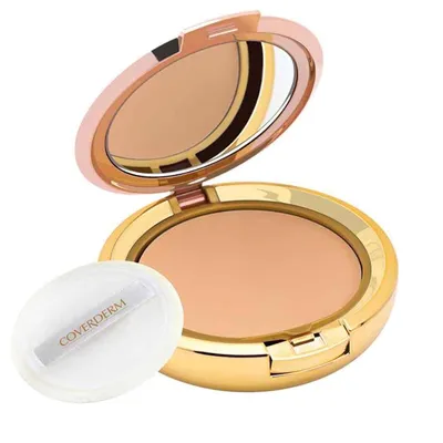 Pudra compacta pentru ten gras/acneic Nr. 3, 10g, Coverderm