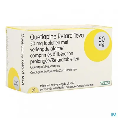 Quetiapina Teva 50 mg x 60 compimate eliberare prelungita