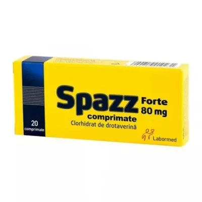 Spazz Forte, 80 mg, Labormed