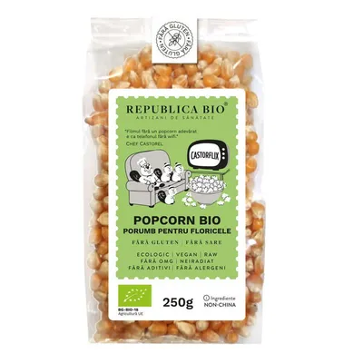 Popcorn Bio, fara gluten, 250g, Republica BIO